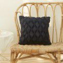 Wholesale special embroidered geometric diamond block plush pillowcase Simple solid color Nordic style household pillowcase 