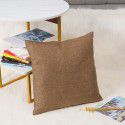 Nordic solid cotton linen pillow sofa cushion cover living room bedroom car office backrest multicolor modern simplicity 