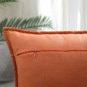 Science and technology cloth pillow sitting room sofa luxury high-end cushion pillow Nordic modern leather waterproof car waist pillow 