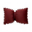 Ins Solid Swan Fluff Ball Bowknot Throw Pillow Girl Sweet Throw Pillow Cover Sofa Cushion can be dual-use 