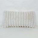 Wholesale simple rabbit hair stripe living room balcony sofa cushion bedroom bedding office lunch break pillow 