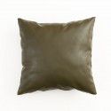Soft imitation cow leather light luxury pillow cover leather texture waist pillow living room sofa science and technology cloth cushion imitation leather pillow 