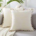 Nordic ins style pillowcase cross-border ball ball velvet solid color pillowcase office sofa pillow bedside cushion 
