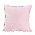 Nordic ins style pillowcase cross-border ball ball velvet solid color pillowcase office sofa pillow bedside cushion 