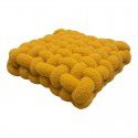 Nordic ins cashmere throw pillow square woven cushion cushion sofa back plush cushion decorative window cushion 