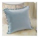 Nordic ins style pillowcase cross-border ball ball velvet solid color pillowcase office sofa pillow bedside cushion 