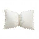 Ins Solid Swan Fluff Ball Bowknot Throw Pillow Girl Sweet Throw Pillow Cover Sofa Cushion can be dual-use 