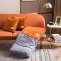 Velvet light luxury pillow, quilt dual-use thickened car office air conditioner, cushion sofa, nap pillow, pillow 
