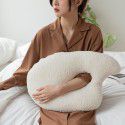 Meimo Color Palette Shaped Throw Pillow Granular Woolen Cushion in Autumn and Winter Tatami Float Window Multi color Soft 