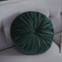 Autumn and winter Dutch velvet round thickened pillow Office waist against Nordic ins solid color bedside sofa Pumpkin pillow 