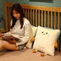 Toast Bread Throwing Pillow Quilt Plush Cartoon Throwing Pillow Office Waist Ins Cartoon Air Conditioner Room Throwing Pillow Quilt 