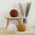 Velvet round ball cushion Throw pillow Waist pillow Pillow ball pillow Nap lovely leisure cushion camera 