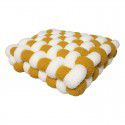 Nordic ins cashmere throw pillow square woven cushion cushion sofa back plush cushion decorative window cushion 