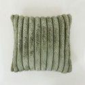 Wholesale simple rabbit hair stripe living room balcony sofa cushion bedroom bedding office lunch break pillow 