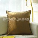 Thickened plush sofa, pillow, cushion cover, office waist pillow, cashmere velvet bed pillow, square core manufacturer 