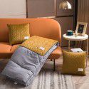 Velvet light luxury pillow, quilt dual-use thickened car office air conditioner, cushion sofa, nap pillow, pillow 