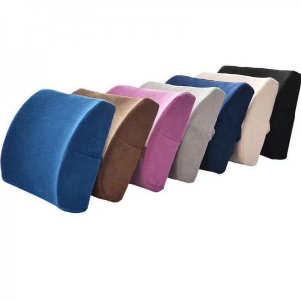 Nantong Ergonomic Waist Care Office Auto Supplies Cushion Wholesale Solid Space Memory Cotton Waist Rest 