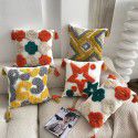 Nordic ins bohemian tufted five pointed star pillow popular home stay sofa bedside cushion office waist pillow 