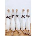 Ins Nordic Cute Goose Baby Sleeps with Dolls Calming Toys Nordic Home Soft Accessories Throwing Pillow 