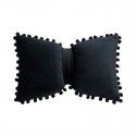 Ins Solid Swan Fluff Ball Bowknot Throw Pillow Girl Sweet Throw Pillow Cover Sofa Cushion can be dual-use 