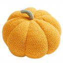 Pumpkin pillow cute female creative shaped sofa cushion Christmas round plush toy yellow cushion large 