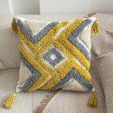 Nordic ins bohemian tufted five pointed star pillow popular home stay sofa bedside cushion office waist pillow 