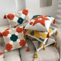 Nordic ins bohemian tufted five pointed star pillow popular home stay sofa bedside cushion office waist pillow 