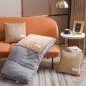 Velvet light luxury pillow, quilt dual-use thickened car office air conditioner, cushion sofa, nap pillow, pillow 