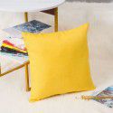 Nordic solid cotton linen pillow sofa cushion cover living room bedroom car office backrest multicolor modern simplicity 