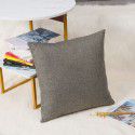 Nordic solid cotton linen pillow sofa cushion cover living room bedroom car office backrest multicolor modern simplicity 