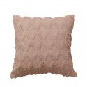 Wholesale special embroidered geometric diamond block plush pillowcase Simple solid color Nordic style household pillowcase 