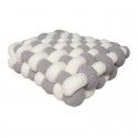 Nordic ins cashmere throw pillow square woven cushion cushion sofa back plush cushion decorative window cushion 