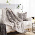 Car pillow and quilt dual-purpose two in one car pillow for afternoon nap cushion office washable cotton pillow dual-purpose 