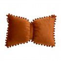Ins Solid Swan Fluff Ball Bowknot Throw Pillow Girl Sweet Throw Pillow Cover Sofa Cushion can be dual-use 