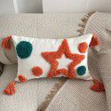 Nordic ins bohemian tufted five pointed star pillow popular home stay sofa bedside cushion office waist pillow 