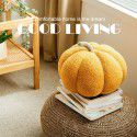 Pumpkin pillow cute female creative shaped sofa cushion Christmas round plush toy yellow cushion large 