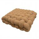 Nordic ins cashmere throw pillow square woven cushion cushion sofa back plush cushion decorative window cushion 