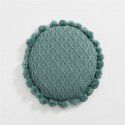 Ruijing ins wind net red knitting bedside sofa, living room, ball pillow, bedside cushion, Eni yarn 