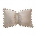 Ins Solid Swan Fluff Ball Bowknot Throw Pillow Girl Sweet Throw Pillow Cover Sofa Cushion can be dual-use 