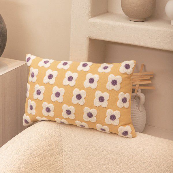 Ins wind waist pillow pillow cover bedside sofa pillow pillow pillow pillow pillow light luxury office living room afternoon sleep waist cushion 