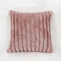 Wholesale simple rabbit hair stripe living room balcony sofa cushion bedroom bedding office lunch break pillow 