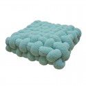 Nordic ins cashmere throw pillow square woven cushion cushion sofa back plush cushion decorative window cushion 