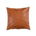 Soft imitation cow leather light luxury pillow cover leather texture waist pillow living room sofa science and technology cloth cushion imitation leather pillow 