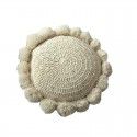 Yutujia Creative Round Ball Pillow Nordic Design Handmade Woolen Sofa Cushion Cushion Solid Color Cushion 