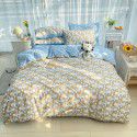 [Super factory] Manufacturer wholesale 2022 pure cotton four piece set Xiains style cotton skin friendly sheet four piece set 