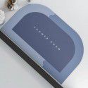 Nordic simple diatom mud soft cushion Bathroom Water absorbing quick drying floor mat Oval floor mat Door mat