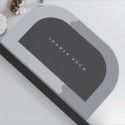 Nordic simple diatom mud soft cushion Bathroom Water absorbing quick drying floor mat Oval floor mat Door mat