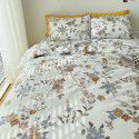 Nantong Xiaoqingxin Floral Four piece Set 100% Cotton Bedding Sheet and Quilt Cover Dormitory Three piece Nude Sleeping Set 