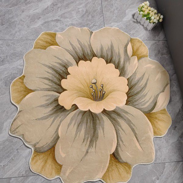 European style imitation cashmere thickened anti-skid dirt resistant carpet floor mat living room bedroom bedside blanket cloakroom dresser foot pad