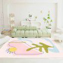 New style garden flowers and grass ins style living room, tea table carpet, girls' bedroom, bedside carpet, sofa, decorative floor mats, wholesale 